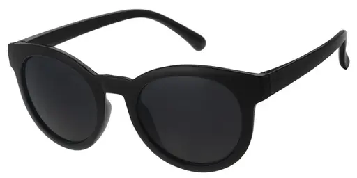 Børne Solbrille sort, sorte glas