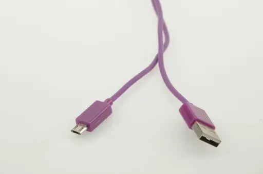Micro USB til USB A kabel 3.0 meter lilla