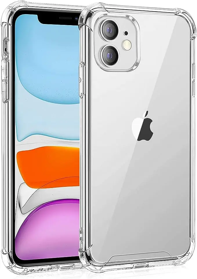 IPHONE 16 TRANSPARENT COVER MED FORSTÆRKEDE HJØRNER