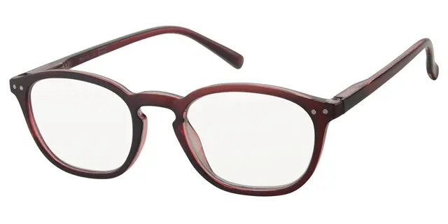 X-Reader læsebrille rød med sølv dekoration