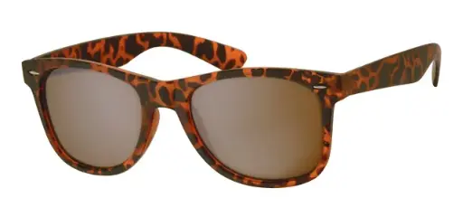 [404435-40347] Solbrille klassisk leopard stel samt brune glas
