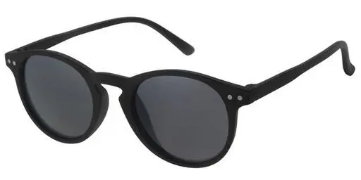 [505073-14019] Childrens sunglass back rubber touch and silver deco, smoke lenses