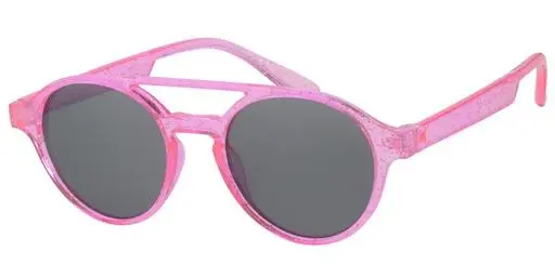 [505177-24015] [505177-24015] Børne Solbrille semitransperant rød med sorte glas