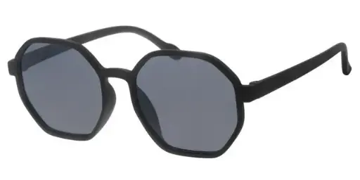 [505224-26024] [505224-26024] Børne Solbrille Sort Gummi med Sorte glas