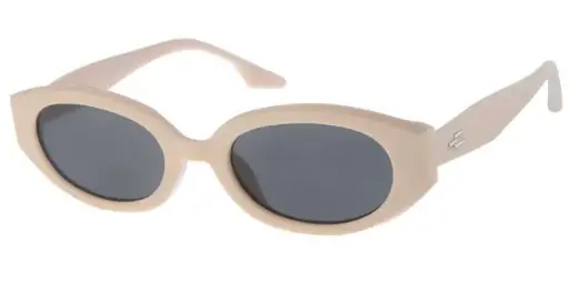 [505252-26031] [505252-26031] Børne Solbrille biege med sølv dekoration og Sorte glas