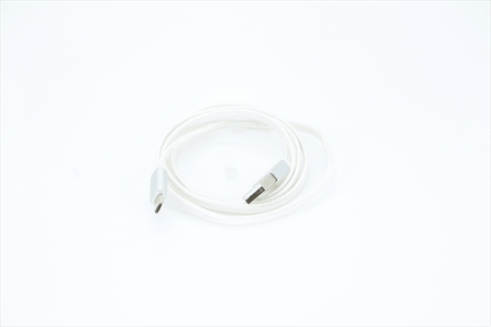 [805632]  Micro USB til USB A kabel 1.0 m flettet sølv