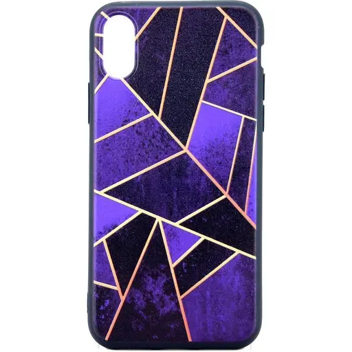 [813017] [813017] IPHONE 10-10S BAGCOVER LILLA MOSAIK