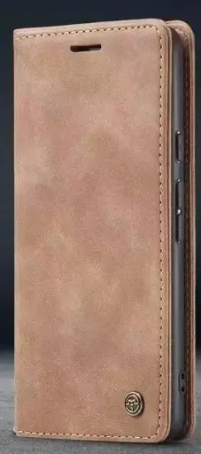 [818031] IPHONE 15 LYSE BRUN FLIP COVER