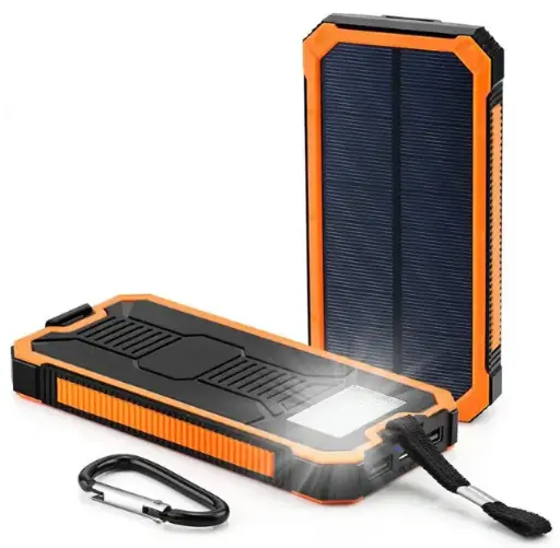 [9044] [9044] Powerbank med solceller 20000 MaH