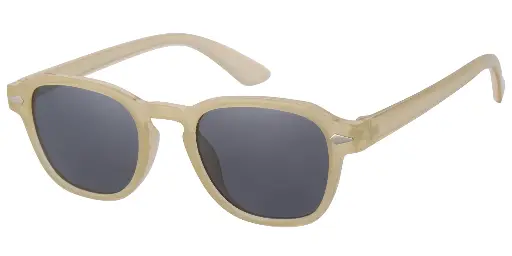 [505310-24046] Solbrille fersken med dekoration og sorte glas 