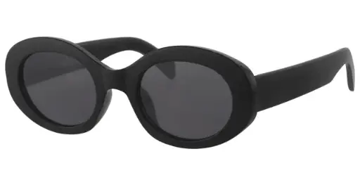 [404480-60854] Solbrille sort med sorte glas