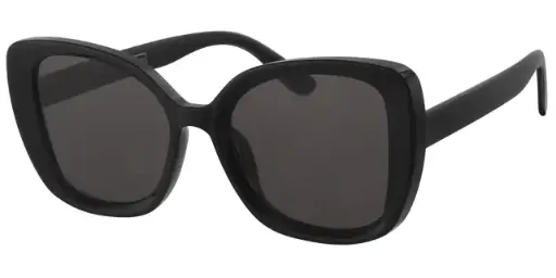 [404486-60864] Solbrille sort med sorte glas